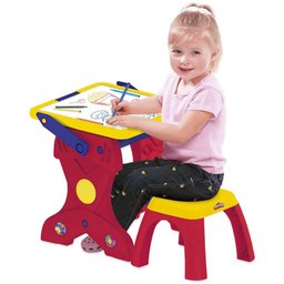Mesa e Lousa Educativa - 2 em 1 - Estúdio de Arte - Play-Doh - Fun - 2