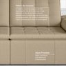 Sofá Cama Retrátil e Reclinável 3 Lugares 260cm Veludo com Molas Palmeira CabeCasa MadeiraOriginals - 7