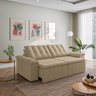 Sofá Cama Retrátil e Reclinável 3 Lugares 260cm Veludo com Molas Palmeira CabeCasa MadeiraOriginals - 2