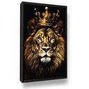 Ver imagem 1 de Quadro Decorativo Leão Judá Coroa Rei Jesus Cristo