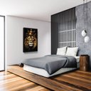 Ver imagem 2 de Quadro Decorativo Leão Judá Coroa Rei Jesus Cristo