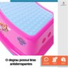 Kit Degrau Infantil Patrulha Canina Rosa + Redutor de Assento C/ Alça Patrulha Canina Colorido - 4