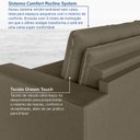 Ver imagem 6 de Sofá Cama Retrátil e Reclinável 3 Lugares 260cm em Veludo Palmeira CabeCasa MadeiraOriginals