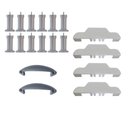 Ver imagem 1 de Kit Completo P/ Cama Box Baú, 12 Pés Varian 13 Cm + 4 Cantoneiras + 2 Puxadores