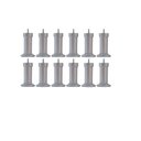 Ver imagem 2 de Kit Completo P/ Cama Box Baú, 12 Pés Varian 13 Cm + 4 Cantoneiras + 2 Puxadores
