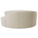 Ver imagem 4 de Sofá Curvo 2 Lugares 150cm Eron Braço Dir. Corano Off White - Nexta Casa