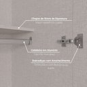 Ver imagem 5 de Guarda Roupa Casal 6 Portas 4 Gavetas 262cm com Cabideiro