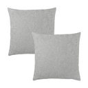 Ver imagem 1 de Kit 2 Capas Almofada Quadrada Bouclé 43x43 – Zíper Invisível, Texturizado