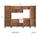 Ver imagem 4 de Cozinha Completa Modulada 6 Peças com Gabinete para Pia Havana Multimóveis Cr20315
