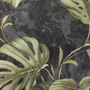 Ver imagem 2 de Papel de Parede Estampado Folhagem Cinza Chumbo Vinilico Lavável+Cola