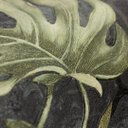 Ver imagem 5 de Papel de Parede Estampado Folhagem Cinza Chumbo Vinilico Lavável+Cola