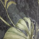 Ver imagem 3 de Papel de Parede Estampado Folhagem Cinza Chumbo Vinilico Lavável+Cola