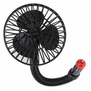 Mini Ventilador Veicular Automotivo com Haste Ivel 12v Carro Caminhão e Onibus