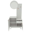 Ver imagem 3 de Aparador 2 Portas 1 Gaveta com Espelho Ap2311 Branco - Tecno Mobili