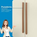 Ver mais imagens de Guarda Roupa Casal 8 Portas e 4 Gavetas Master New Bege/Jatobá/Areia