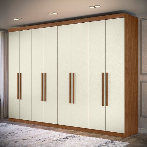 Guarda-roupa Casal 8 Portas 4 Gavetas Master New