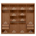 Ver imagem 6 de Guarda Roupa Casal 8 Portas e 4 Gavetas Master New