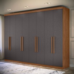 Guarda-roupa Casal 8 Portas 4 Gavetas Master New - 1