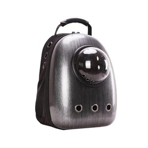 Mochila Sabrina Pet Panorâmica Prizi Preta 43x22x30cm