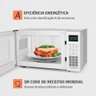 Micro-ondas Mo-01-21-w com Função Tira Odor e Manter Aquecido 21l Mondial - 5