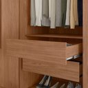 Ver mais imagens de Guarda Roupa Casal 8 Portas 4 Gavetas Master New Marrom/Jatoba