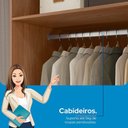 Ver imagem 5 de Guarda Roupa Casal 8 Portas 4 Gavetas Master New