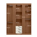 Ver imagem 4 de Guarda-roupa Aurora 03 Portas 3 Gavetas