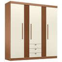 Ver imagem 2 de Guarda-roupa Aurora 03 Portas 3 Gavetas
