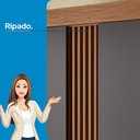 Ver mais imagens de Guarda-roupa Aurora 03 Portas 3 Gavetas