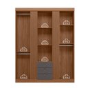 Ver imagem 4 de Guarda-roupa Aurora 03 Portas 3 Gavetas