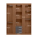 Ver imagem 3 de Guarda-roupa Aurora 03 Portas 3 Gavetas