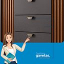 Ver imagem 7 de Guarda-roupa Aurora 03 Portas 3 Gavetas