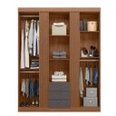 Ver imagem 2 de Guarda-roupa Aurora 03 Portas 3 Gavetas