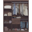 Ver imagem 1 de Guarda-Roupa Verona 8 Portas 2 Gavetas:Ébano