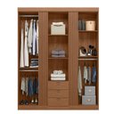 Ver imagem 4 de Guarda-roupa Aurora 03 Portas 3 Gavetas