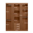 Ver imagem 5 de Guarda-roupa Aurora 03 Portas 3 Gavetas