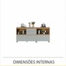 Cozinha Modulada 10 Peças Nesher Rainha Gourmet Ripado 100% Mdf - 3