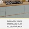 Cozinha Modulada 10 Peças Nesher Rainha Gourmet Ripado 100% Mdf - 11
