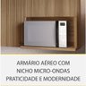 Cozinha Modulada 10 Peças Nesher Rainha Gourmet Ripado 100% Mdf - 10