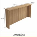 Ver imagem 4 de Cozinha Modulada 10 Peças Nesher Rainha Gourmet Ripado 100% Mdf
