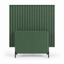 Ver imagem 2 de Kit Smart com Buffet Bend Frisado Principal Incolar Musgo Metal Preto