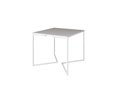 Ver imagem 3 de Mesa Industrial Base Ferro Branco em V Tampo 90x90 Branco 4 Cadeiras Eames Ferro Assento Branco