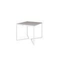 Ver imagem 3 de Mesa Industrial Base Ferro Branco em V Tampo 90x90 Branco 4 Cadeiras Eames Ferro Assento Branco