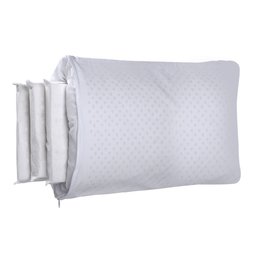 Travesseiro Látex Altura Regulável 50x70cm Duoflex - 2 Travesseiro Látex Altura Regulável 50x70cm Duoflex - 2