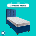 Ver imagem 4 de Kit Cabeceira + Cama Box Bau + Colchão Solteiro D23 D23 Inducol