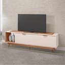 Ver imagem 1 de Rack Tuboarte Poliana 100% em MDF 2 portas e pés retrô