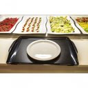 Ver imagem 4 de Bandeja Square Retangular 23x35 Preta em Policarbonato Linha Profissional Cook Vem