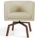Ver imagem 4 de Kit 2 Poltronas Base Ka Madeira Betina C-129 Linho Bege