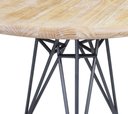 Ver imagem 2 de Mesa Jantar Tower Metal Grafite Driftwood 110cm - 44629