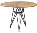 Ver imagem 1 de Mesa Jantar Tower Metal Grafite Driftwood 110cm - 44629